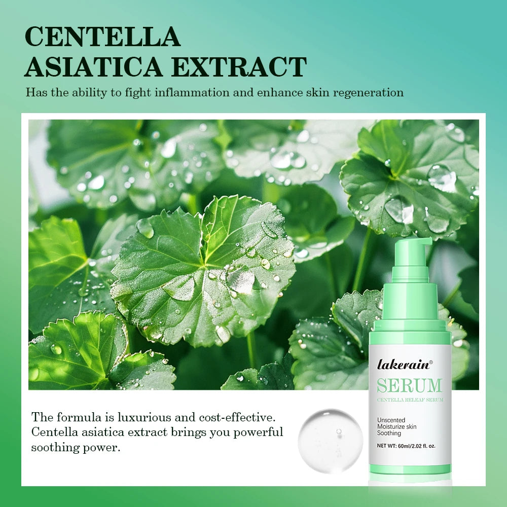 Centella Asiatica Facial Serum – Soothing, Hydrating & Repairing Gel Essence | Korean Skin Care for Radiant, Calm Skin