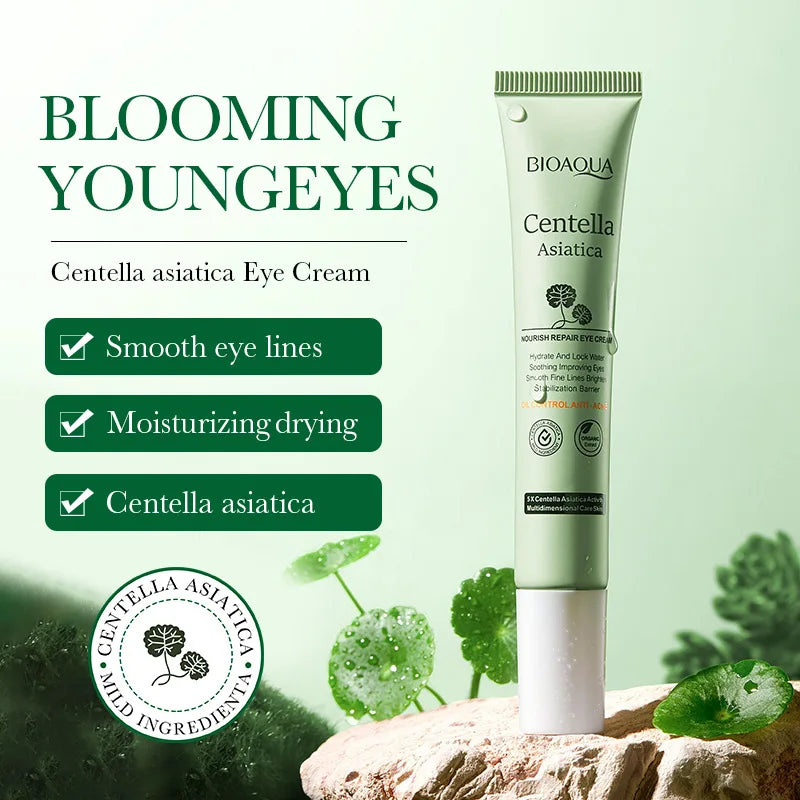 Centella Asiatica Eye Cream – Anti-Dark Circles, Puffiness & Wrinkle Repair | Hydrating & Anti-Aging Eye Care