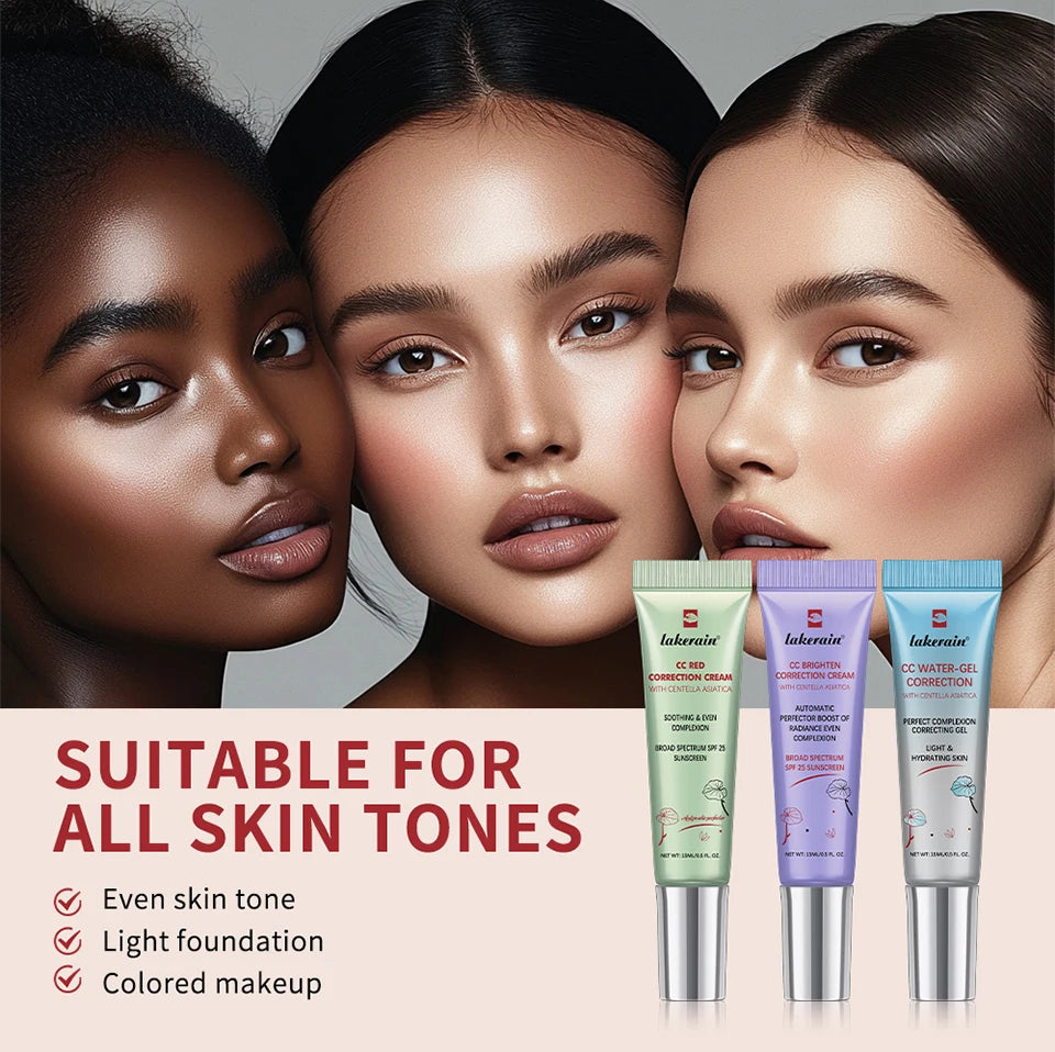 Centella CC Cream – High Coverage, Color-Changing Foundation | Lightweight, Hydrating Base Makeup for Flawless Skin
