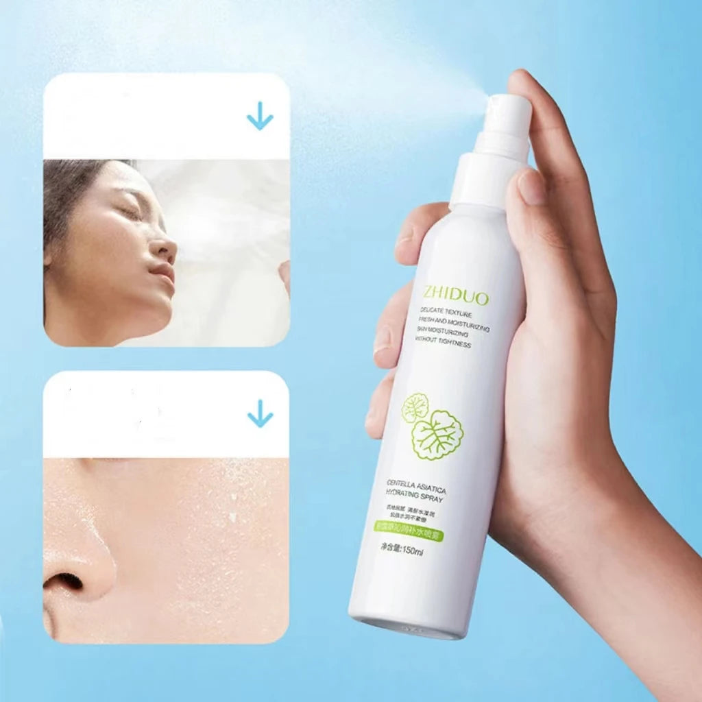 Centella Asiatica Moisturizing Face Toner Spray – Oil Control, Refreshing, Non-Greasy Facial Tonic & Makeup Base Essence, 150ml