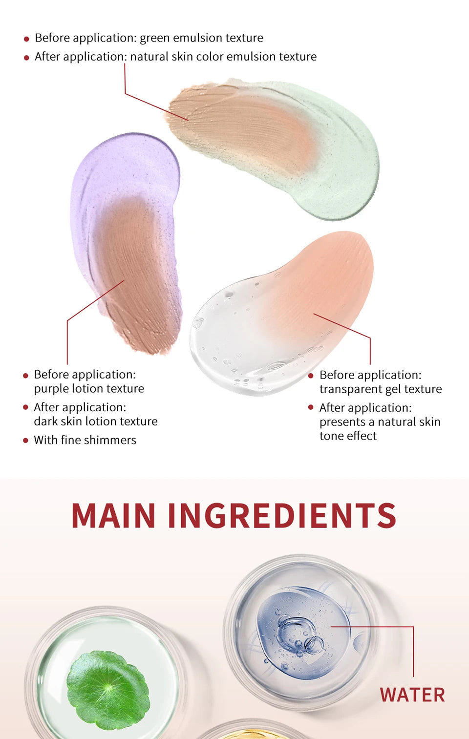 Centella CC Cream – High Coverage, Color-Changing Foundation | Lightweight, Hydrating Base Makeup for Flawless Skin