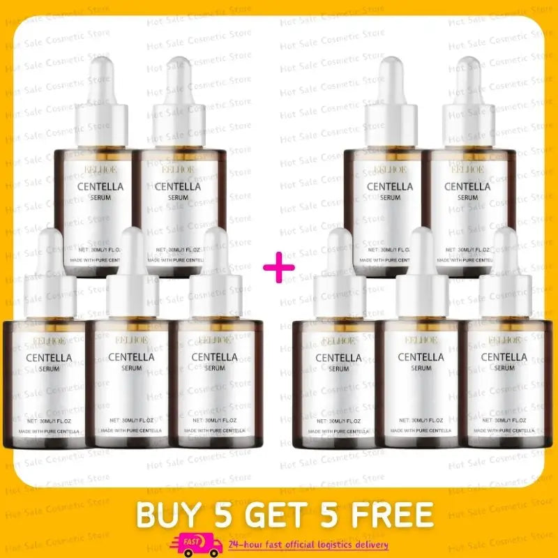 Korean Centella Asiatica Face Serum – Nourish Dry Skin, Smooth, Rejuvenate, Brighten & Whitening Facial Moisturizer