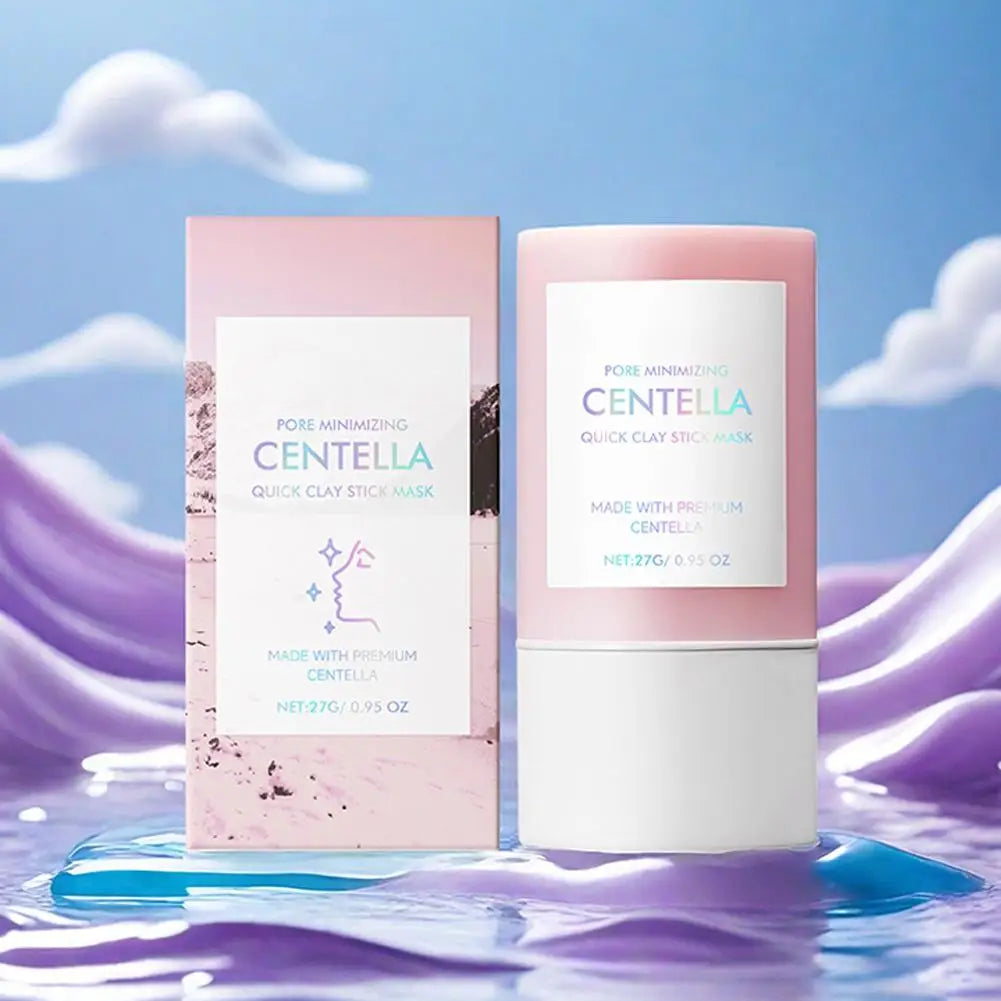 Centella Clay Stick Mask – 27g Deep Hydration, Pore Minimizing & Brightening Treatment | Fast & Easy Skincare for Glowing Skin