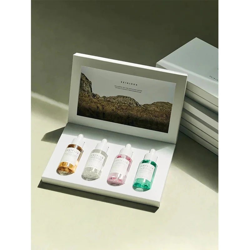 Skin1004 Centella Asiatica Limited Edition Facial Essence Set – Soothing & Revitalizing Four-Color Skincare Angel Collection