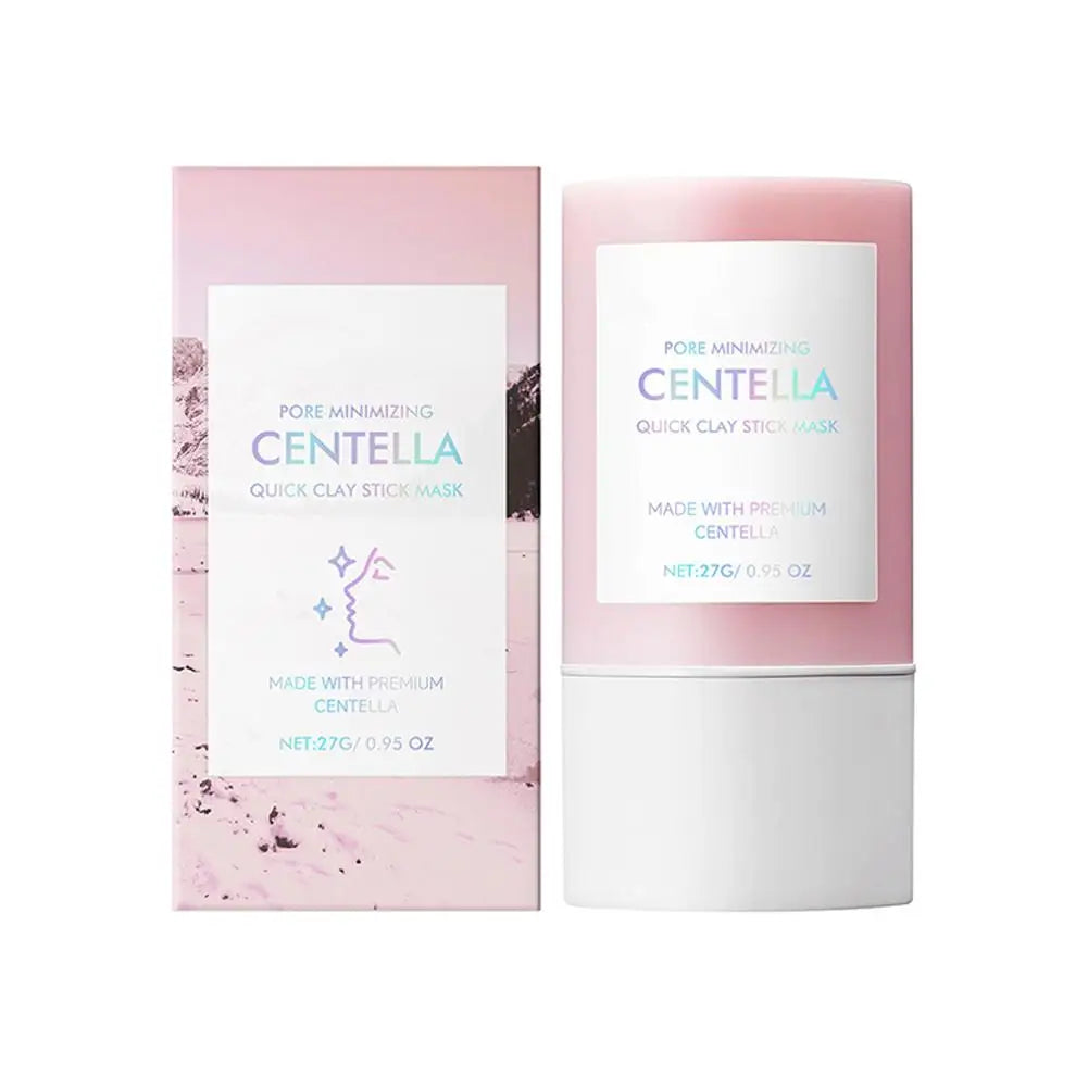 Centella Clay Stick Mask – 27g Deep Hydration, Pore Minimizing & Brightening Treatment | Fast & Easy Skincare for Glowing Skin