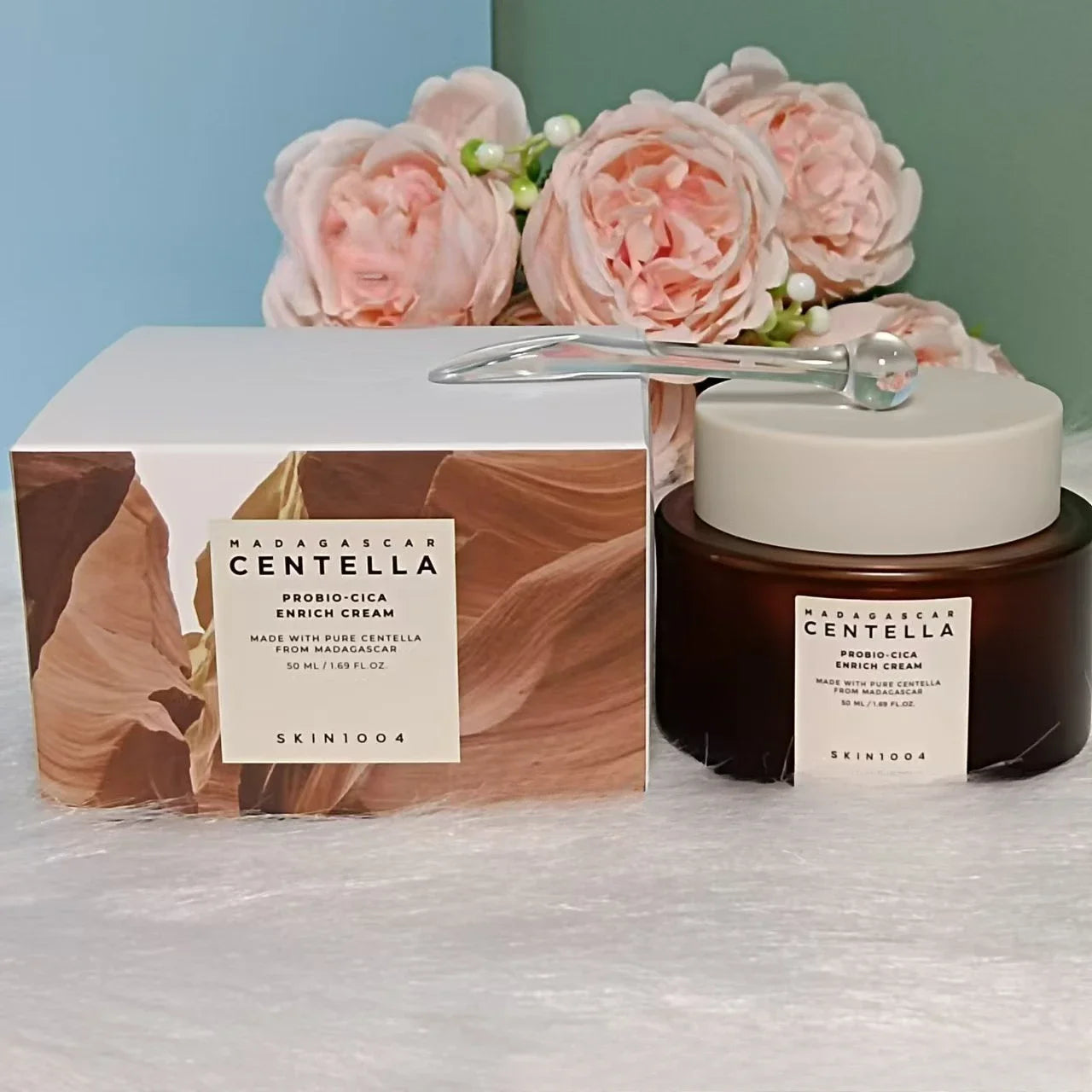 Skin1004 Centella Asiatica Probiotic 4-Piece Set – Moisturizing Cream, Eye Cream, Toner & Toothwater, Korean Skincare