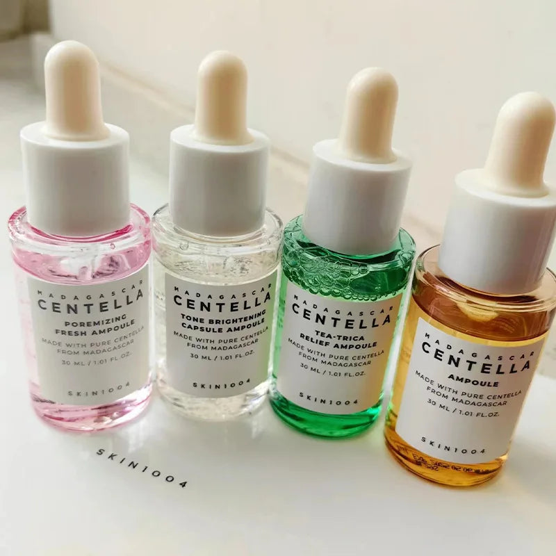Skin1004 Centella Asiatica Limited Edition Facial Essence Set – Soothing & Revitalizing Four-Color Skincare Angel Collection