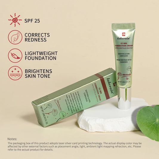 Centella CC Cream – High Coverage, Color-Changing Foundation | Lightweight, Hydrating Base Makeup for Flawless Skin