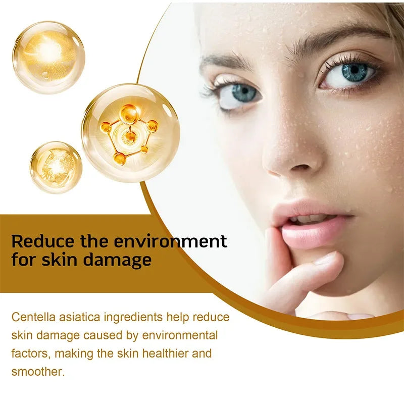 Korean Centella Asiatica Face Serum – Nourish Dry Skin, Smooth, Rejuvenate, Brighten & Whitening Facial Moisturizer