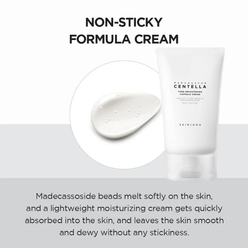 Korean Centella Tone Brightening Set – Toner, Calming Serum, Moisturizing Cream & Gentle Cleanser Skincare Original